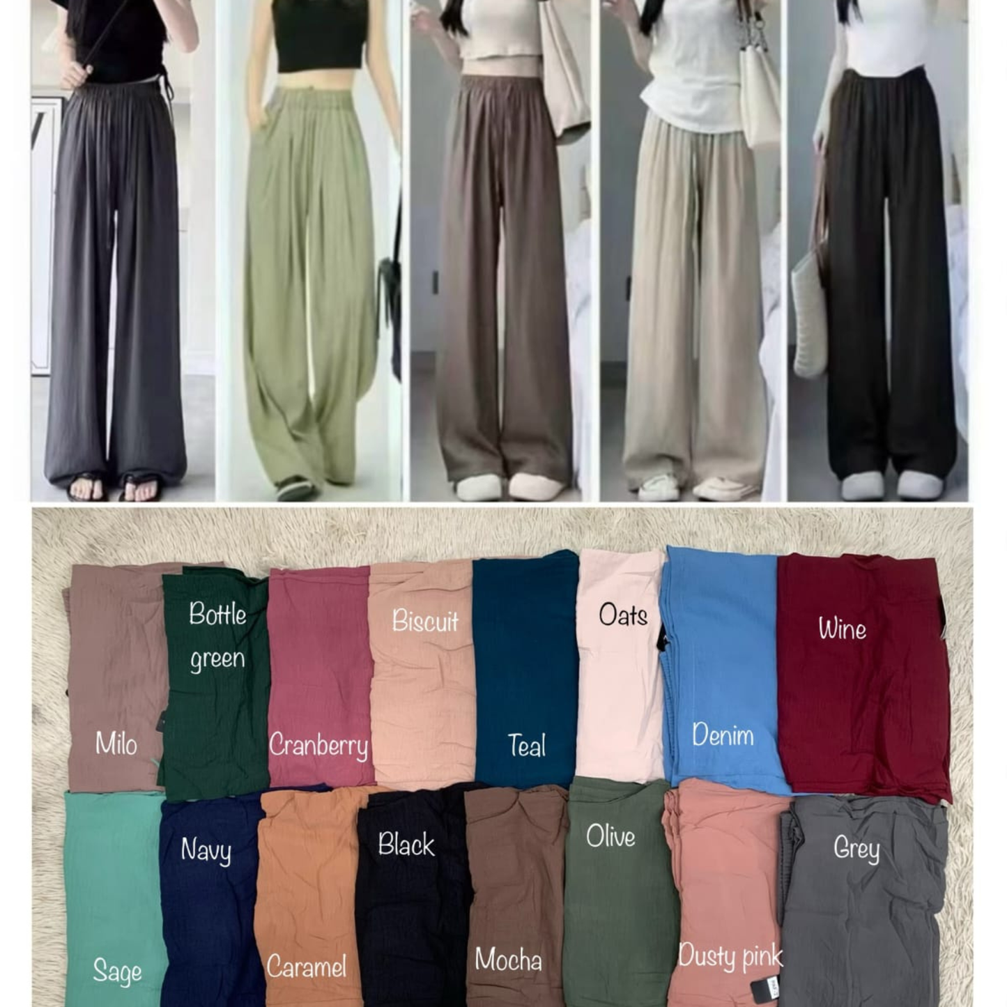 Airflow Loose Pants With Pockets