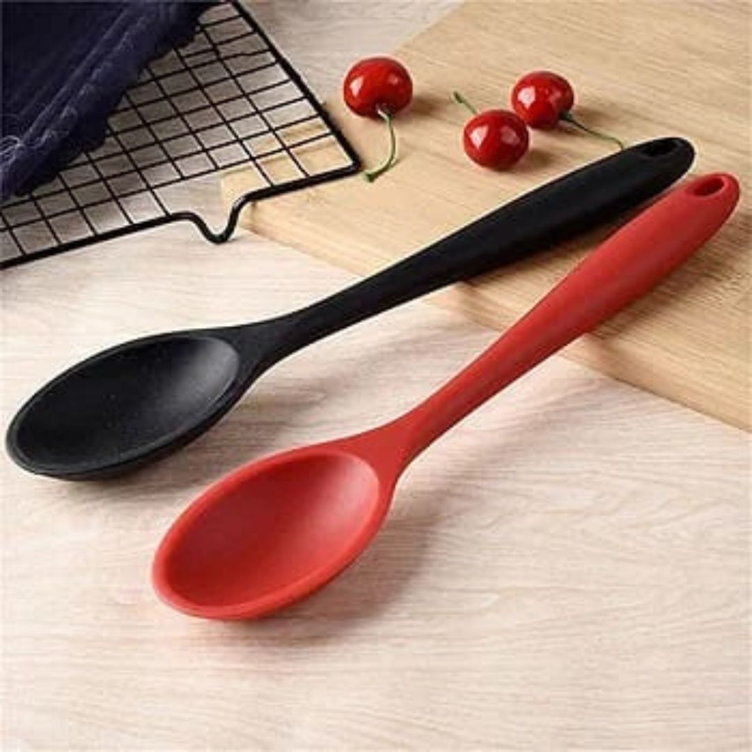 Large Silicone Spoon-Assorted colours