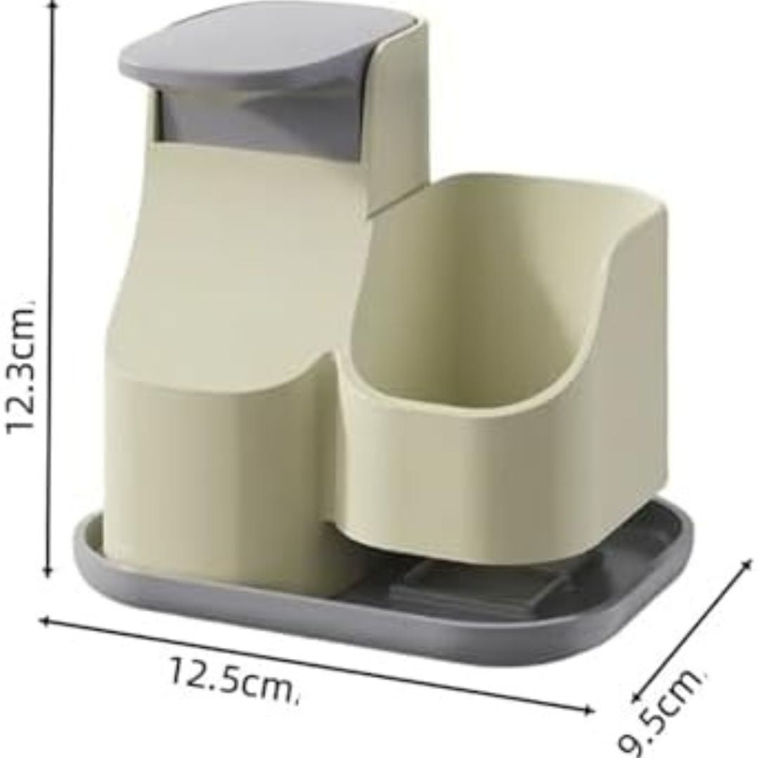 2 In 1 Soap Dispenser With Storage