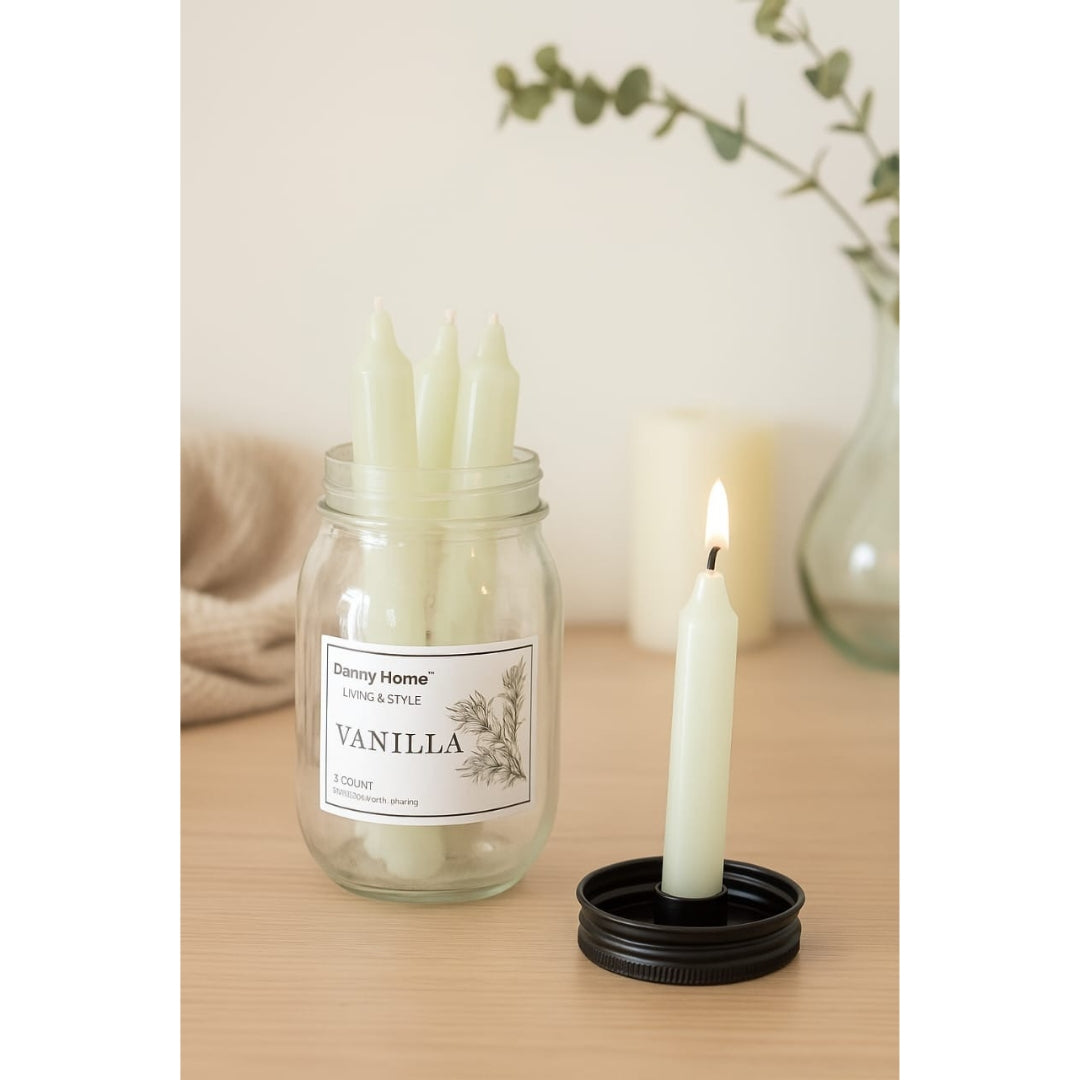 Danny Home 5pc Vanilla Stick Candle In Jar