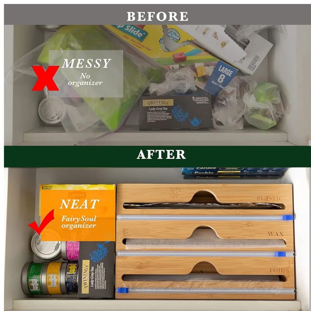 Bamboo Kitchen Dispenser
