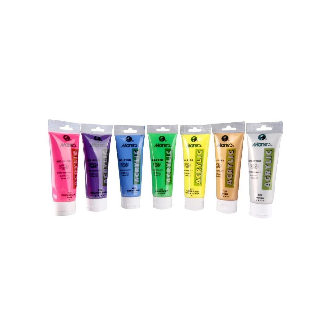 6pc Acrylic Metallic Paint
