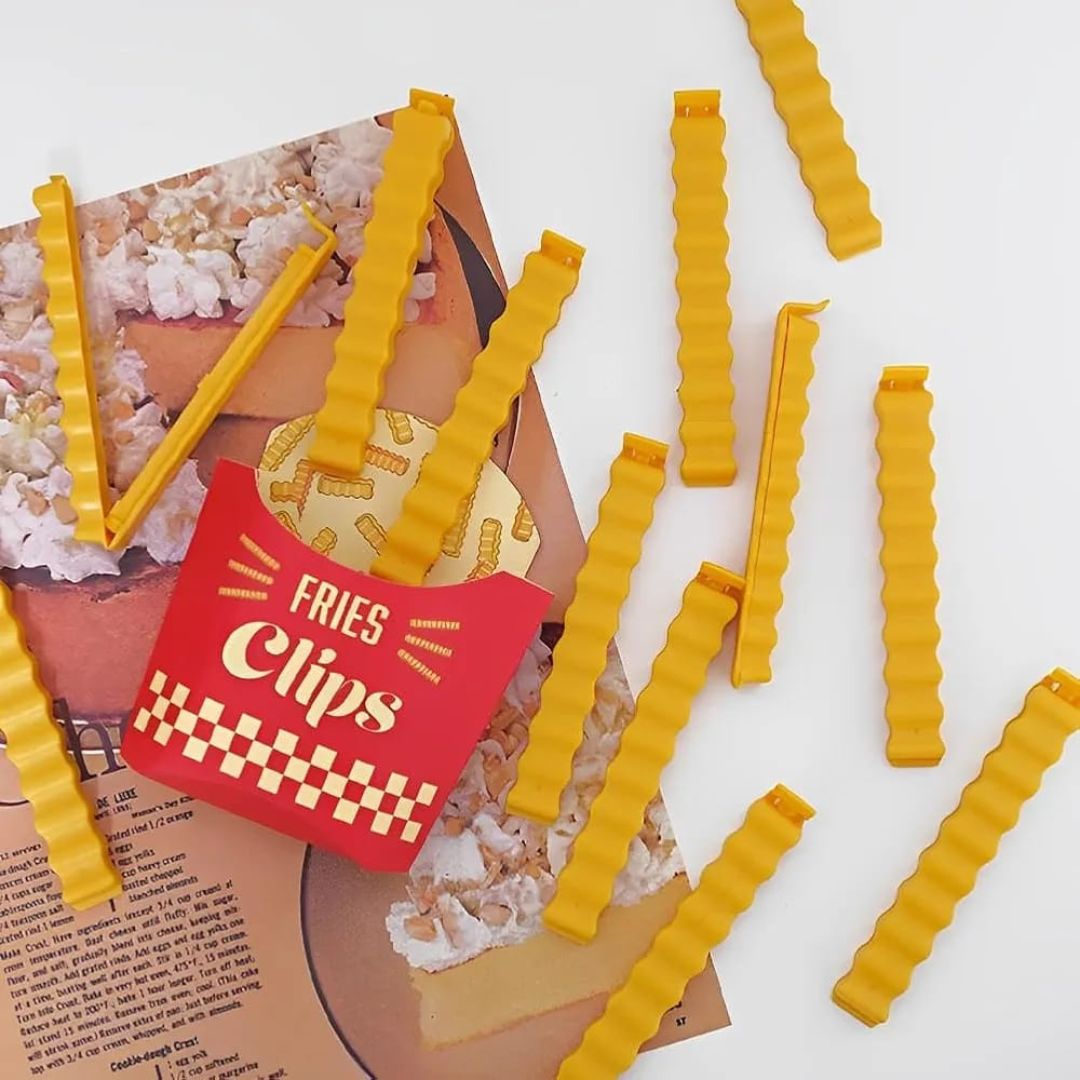 Fries Shaped Bag Clips