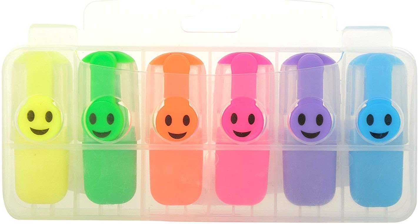 6pce Smiley Face Highlighter