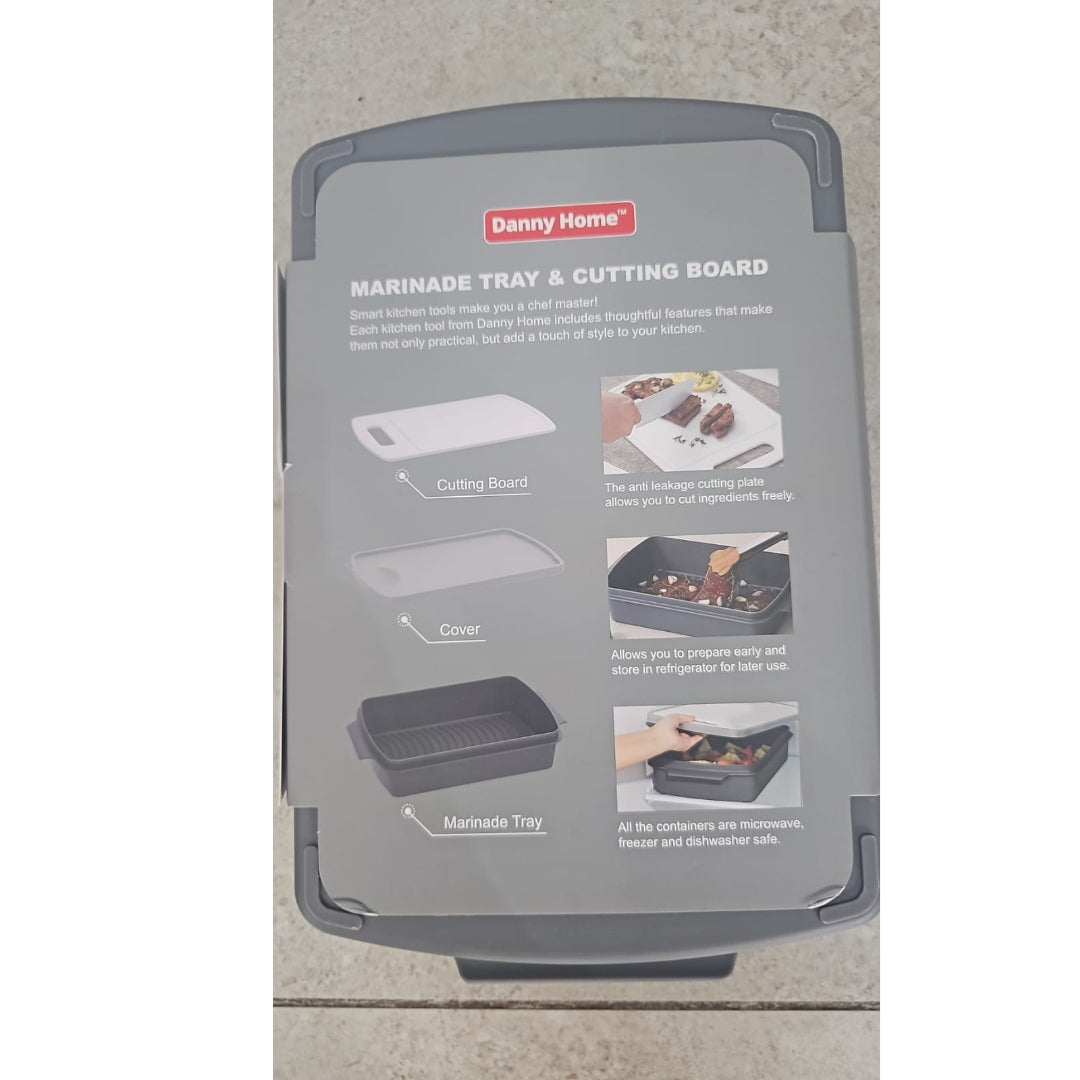 Danny Home Marinade Storage With Cutting Board
