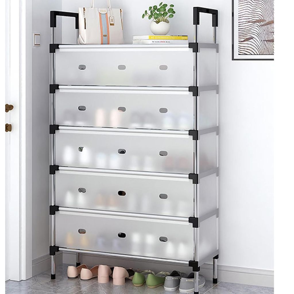 6 Layer Shoe Rack With Cover
