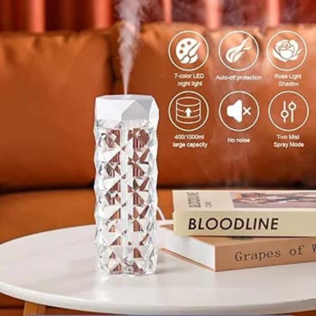 Rose Lamp Humidifier 400ml