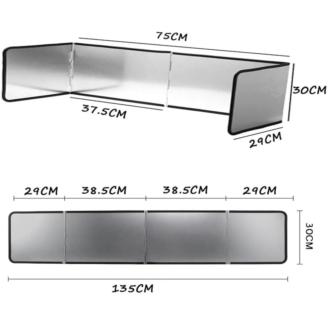 Galvanized 3 Sided Splatter Guard