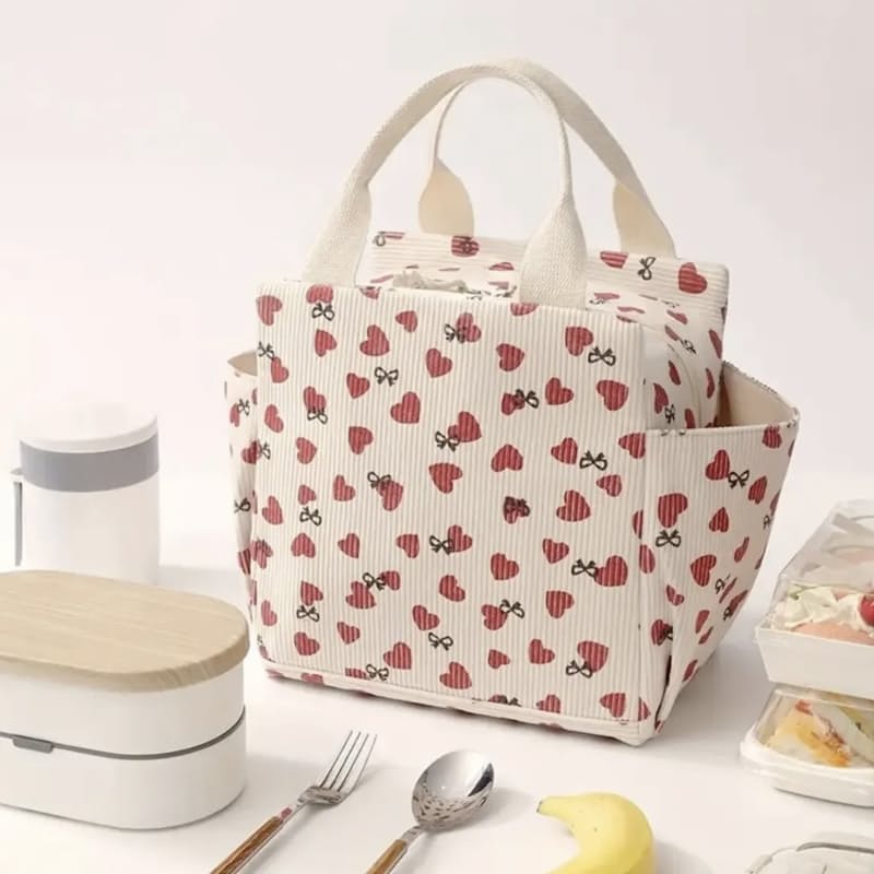 Corduroy Insulated Lunch Bag-Large