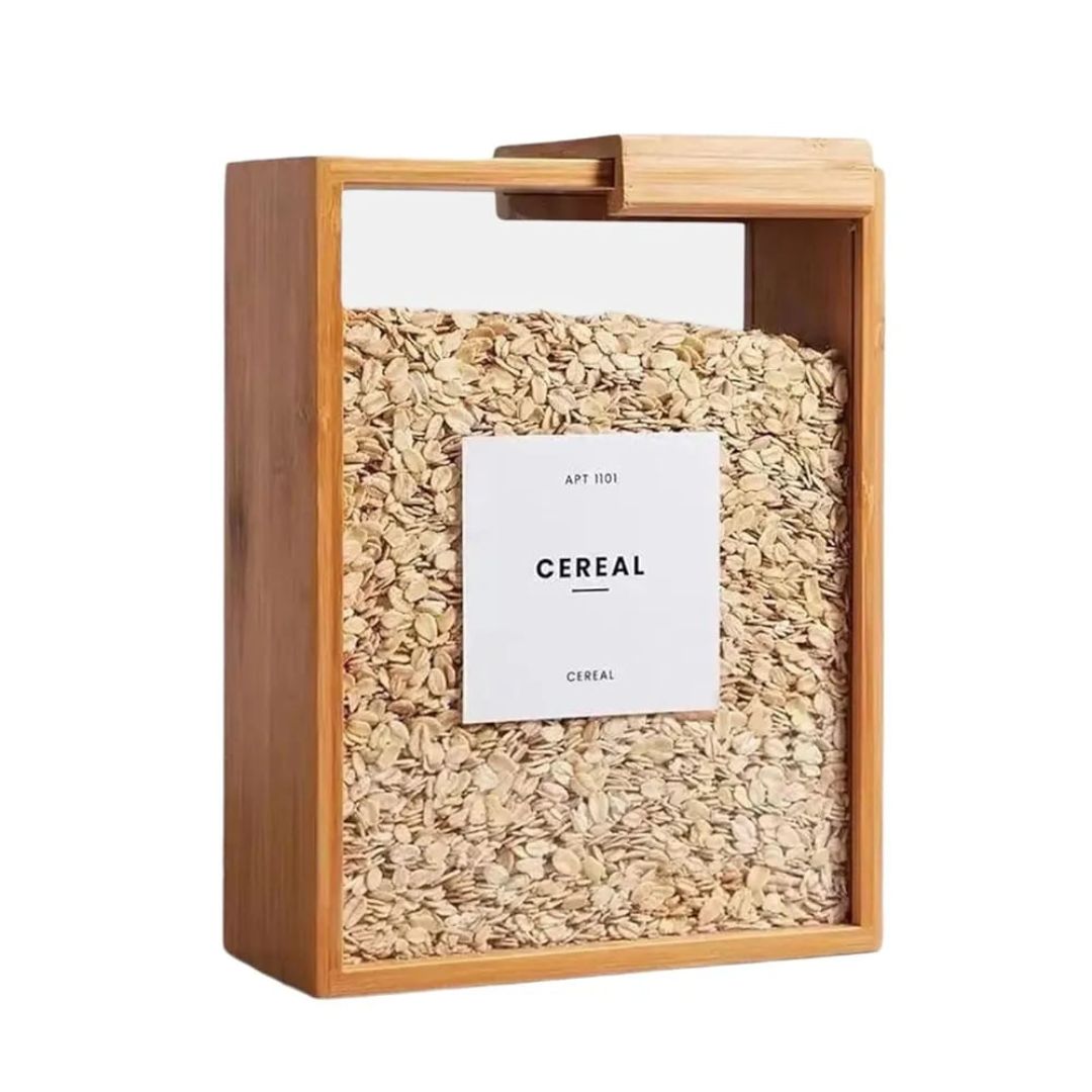 Bamboo Cereal Dispenser