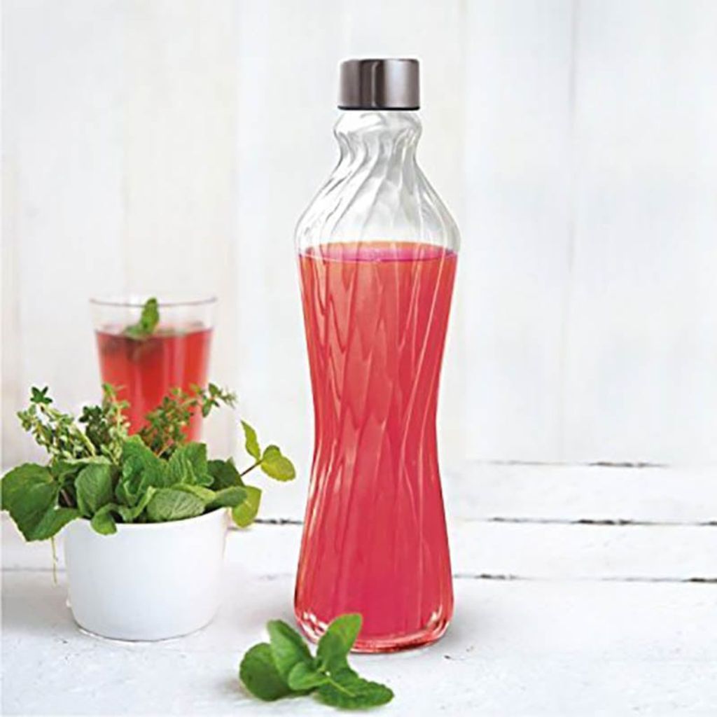 Danny Home Glass Textured Bottle 500ml