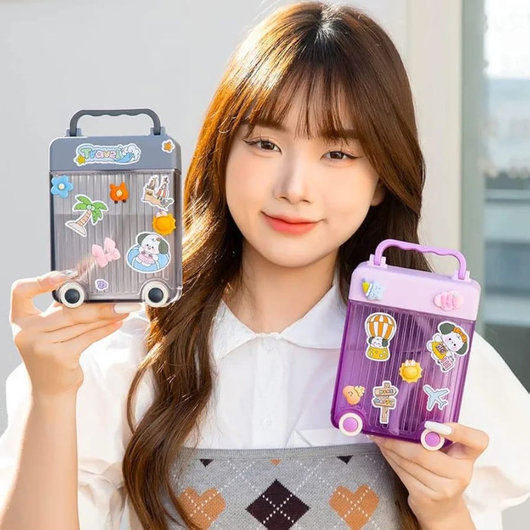 Suitcase Water Bottle 450ml