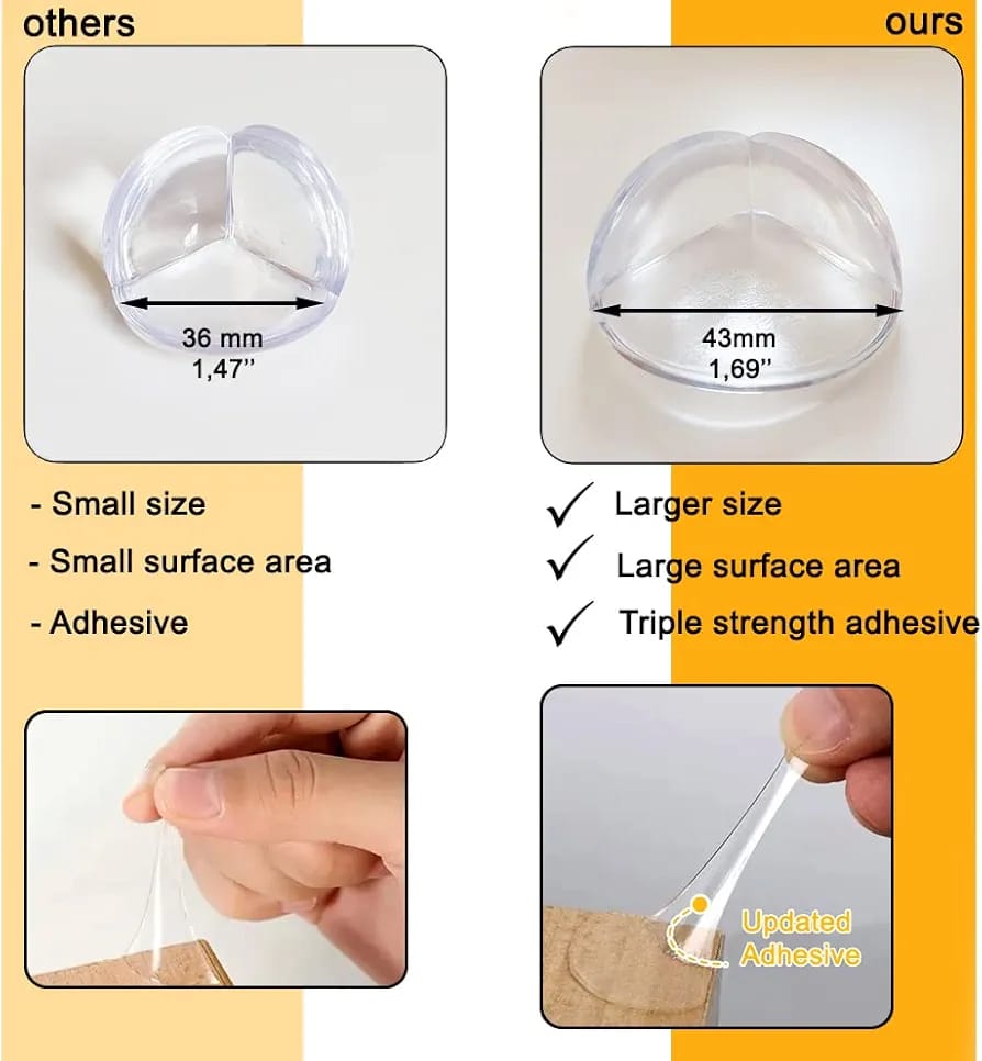 4pc Silicone Corner Guard