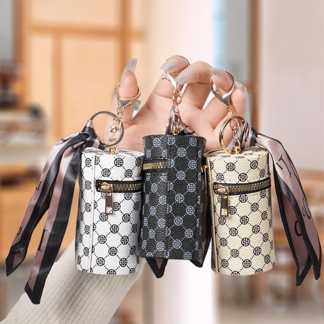 Cylinder Bag Key Chain