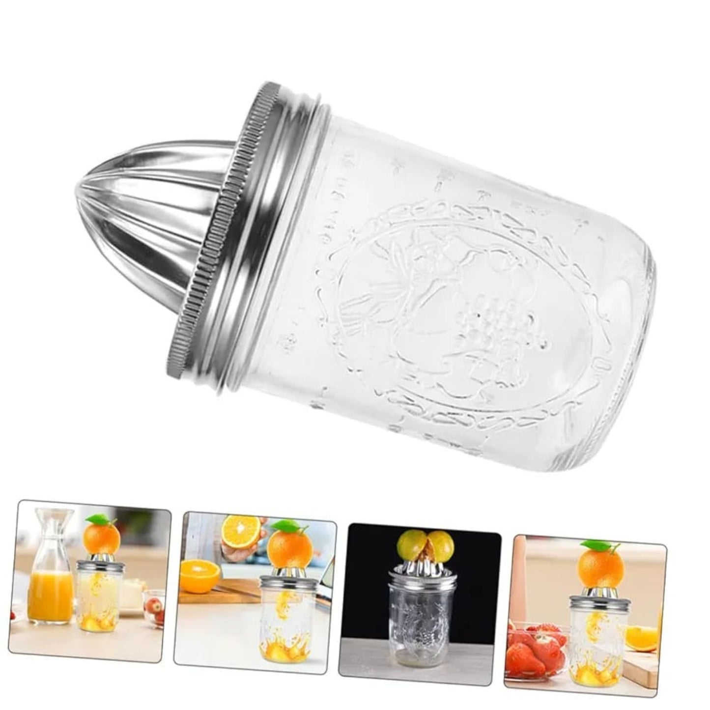 Danny Home Glass Cup Shape Juicer 300ml