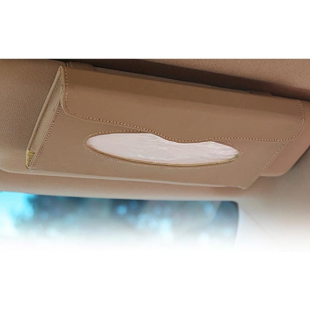 Leatherette Car Tissue Holder