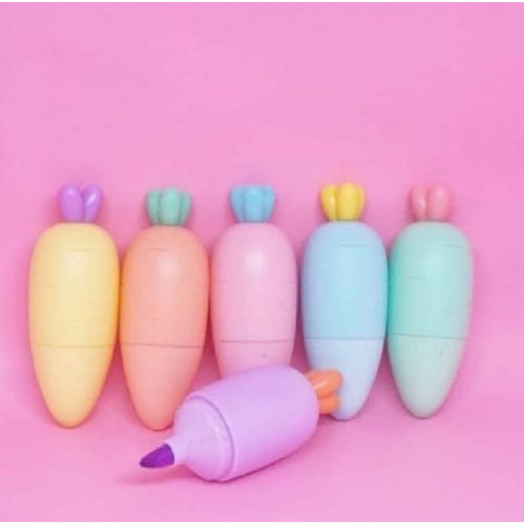 6pc Carrot Highlighter