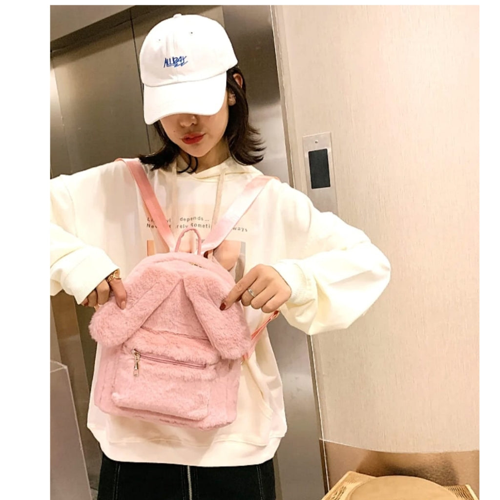 Plush Bunny Backpack