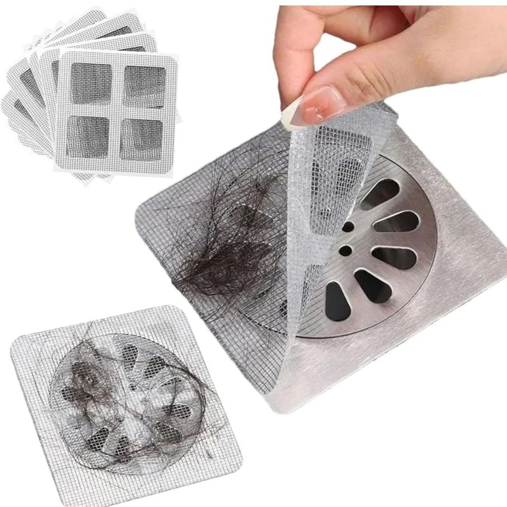 10pc Disposable Drain Hair Catcher