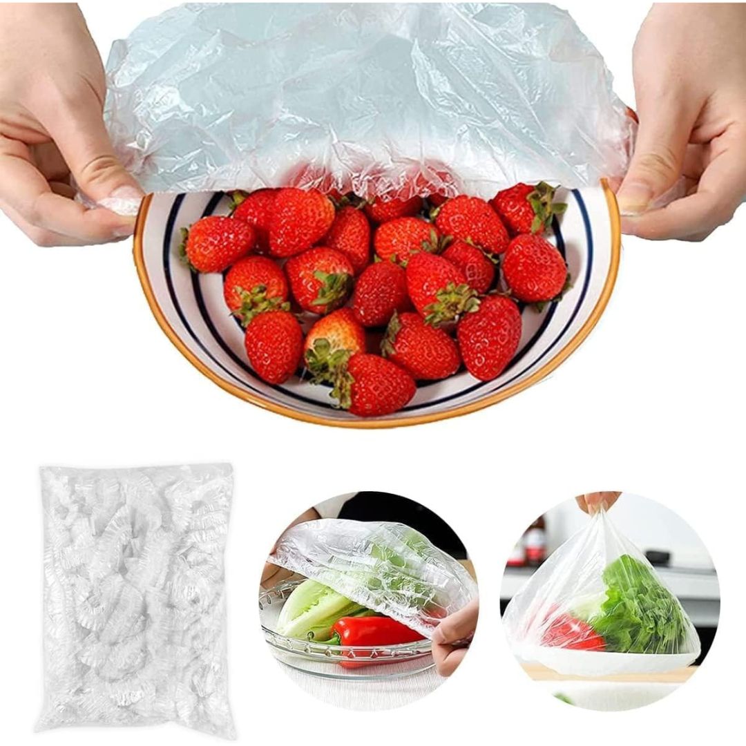 100pc Plastic Food Cover