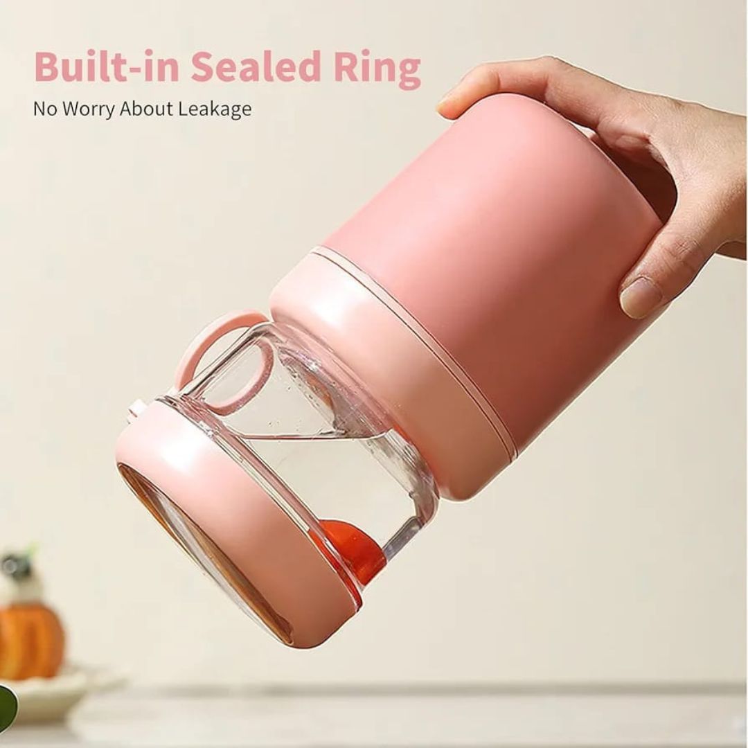 Portable Food Flask With Snack Box