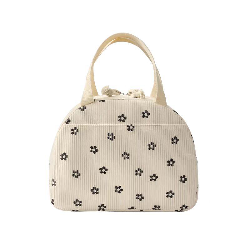 Corduroy Insulated Lunch Bag-Small