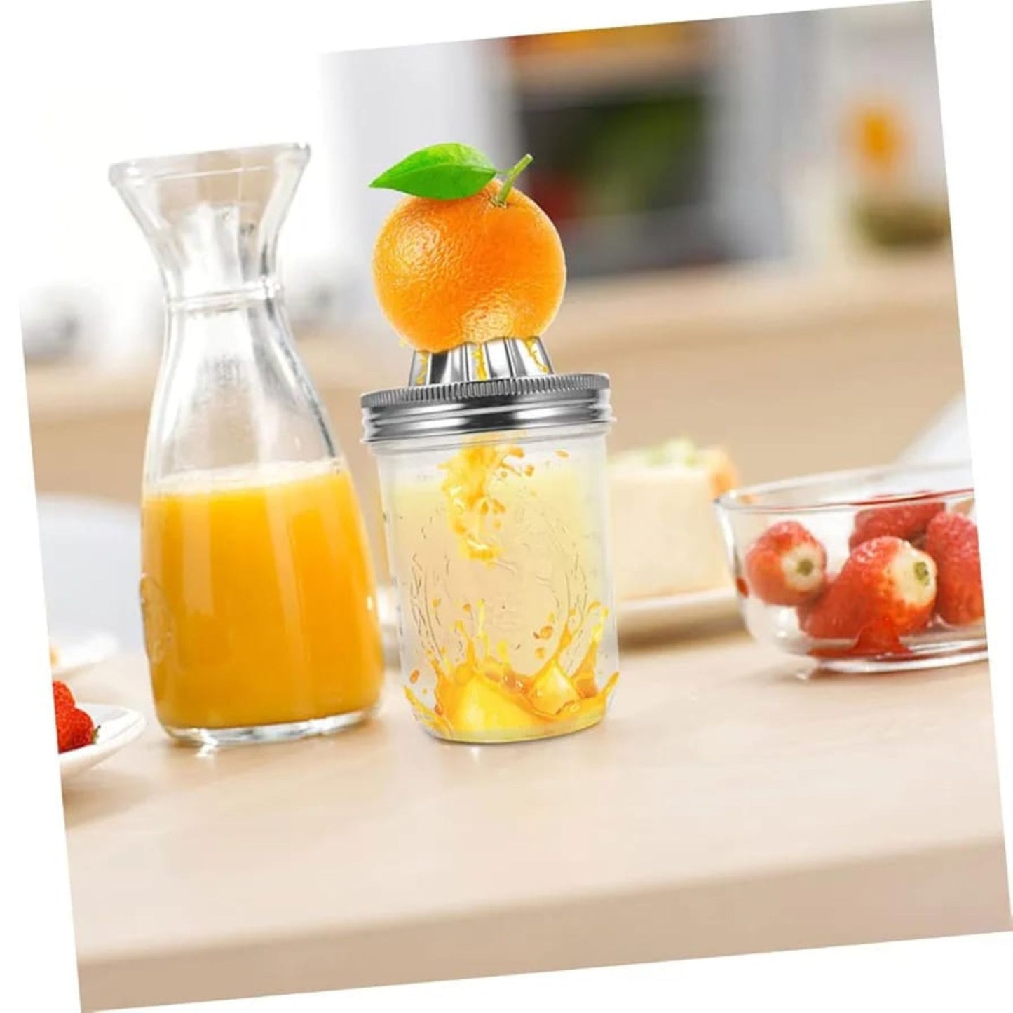 Danny Home Glass Cup Shape Juicer 300ml