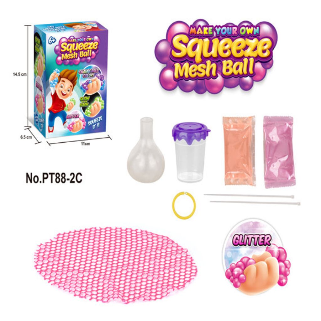DIY Squeeze Mesh Ball