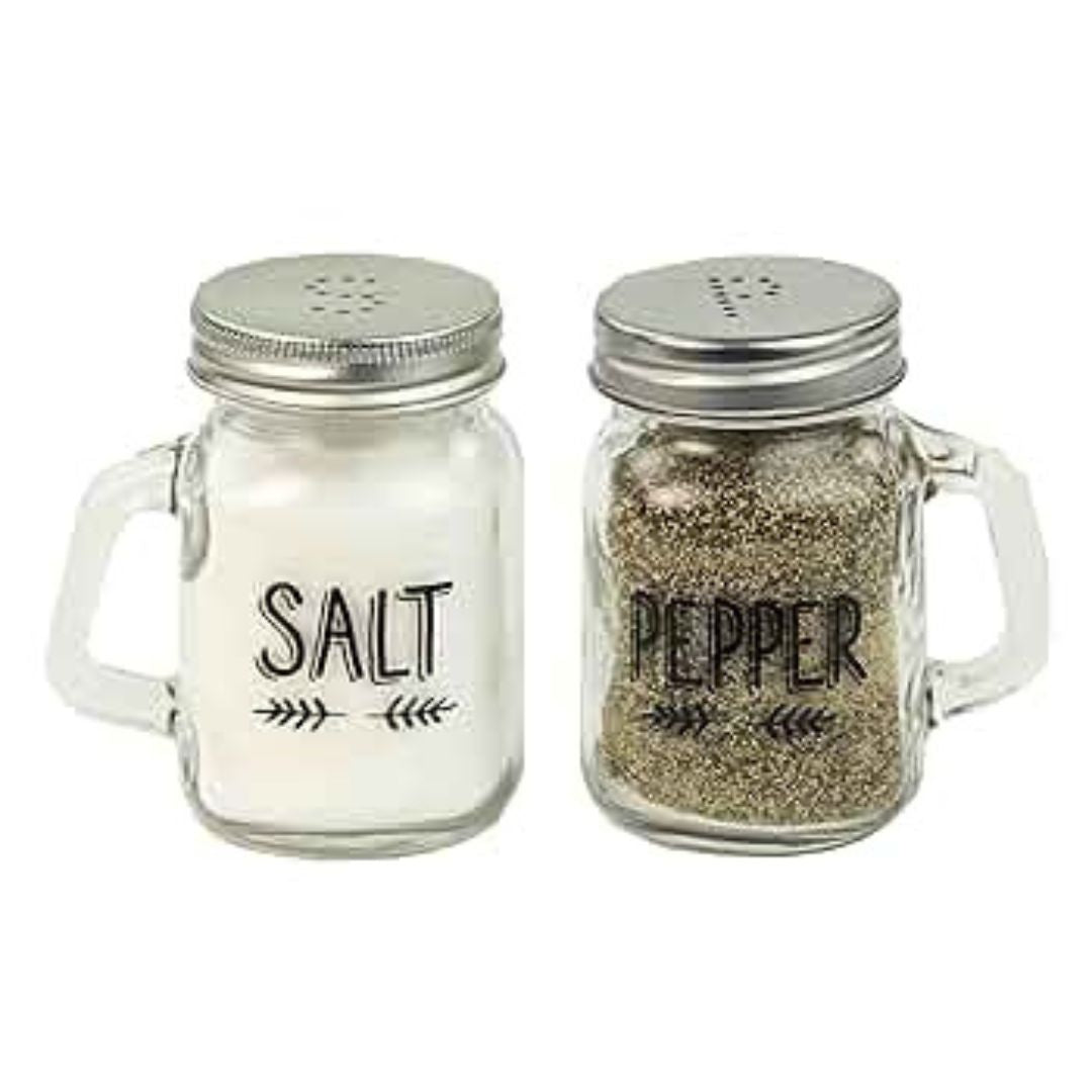 Danny Home 2pc Glass Salt And Pepper Shaker 120mlx2
