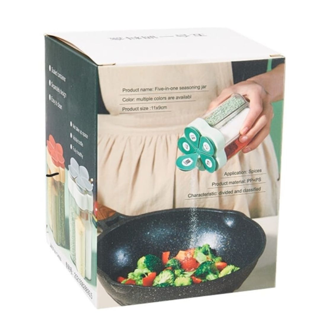 5 in 1 Spice Shaker 11x9cm