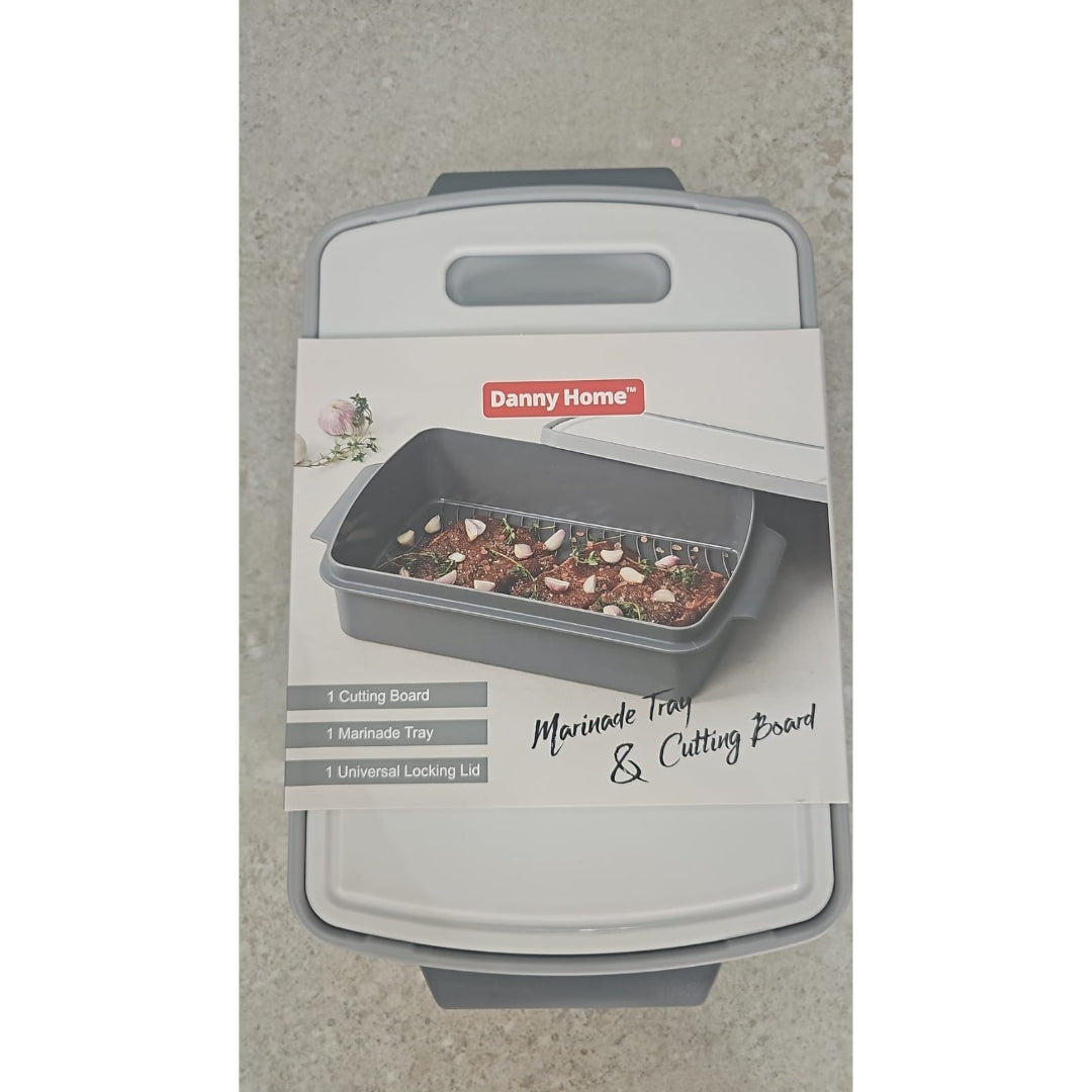 Danny Home Marinade Storage With Cutting Board