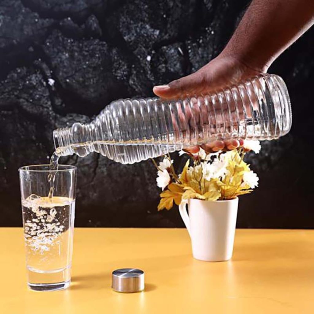 Danny Home Glass Textured Bottle 500ml