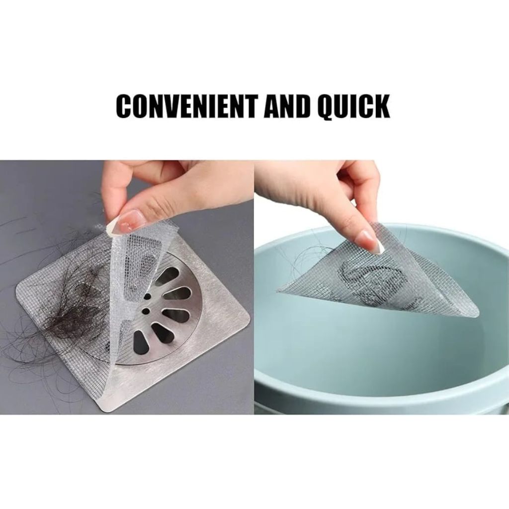 10pc Disposable Drain Hair Catcher