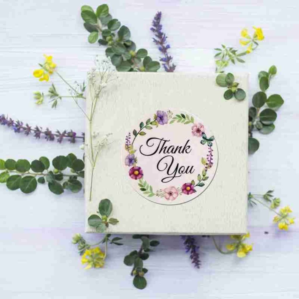 Thank You Round Stickers