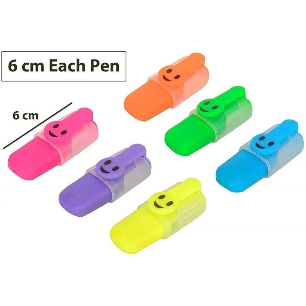 6pce Smiley Face Highlighter