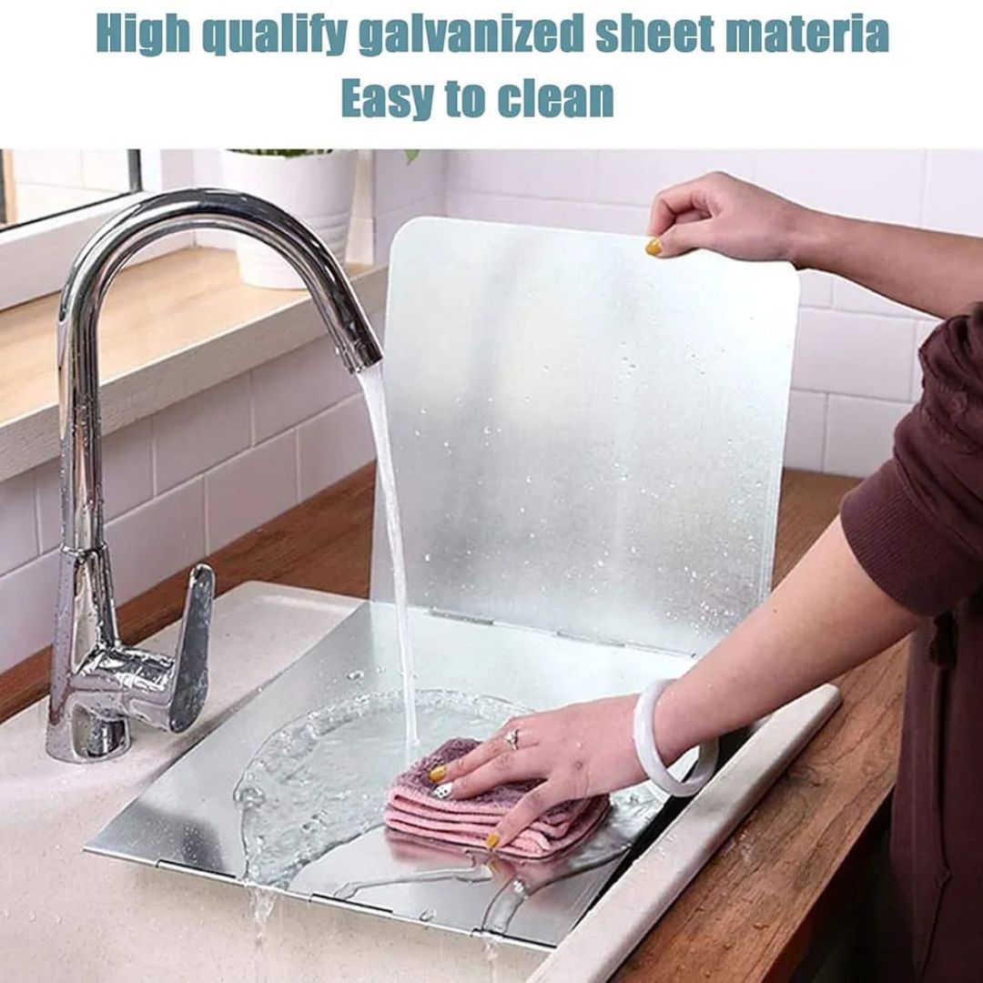 Galvanized 3 Sided Splatter Guard