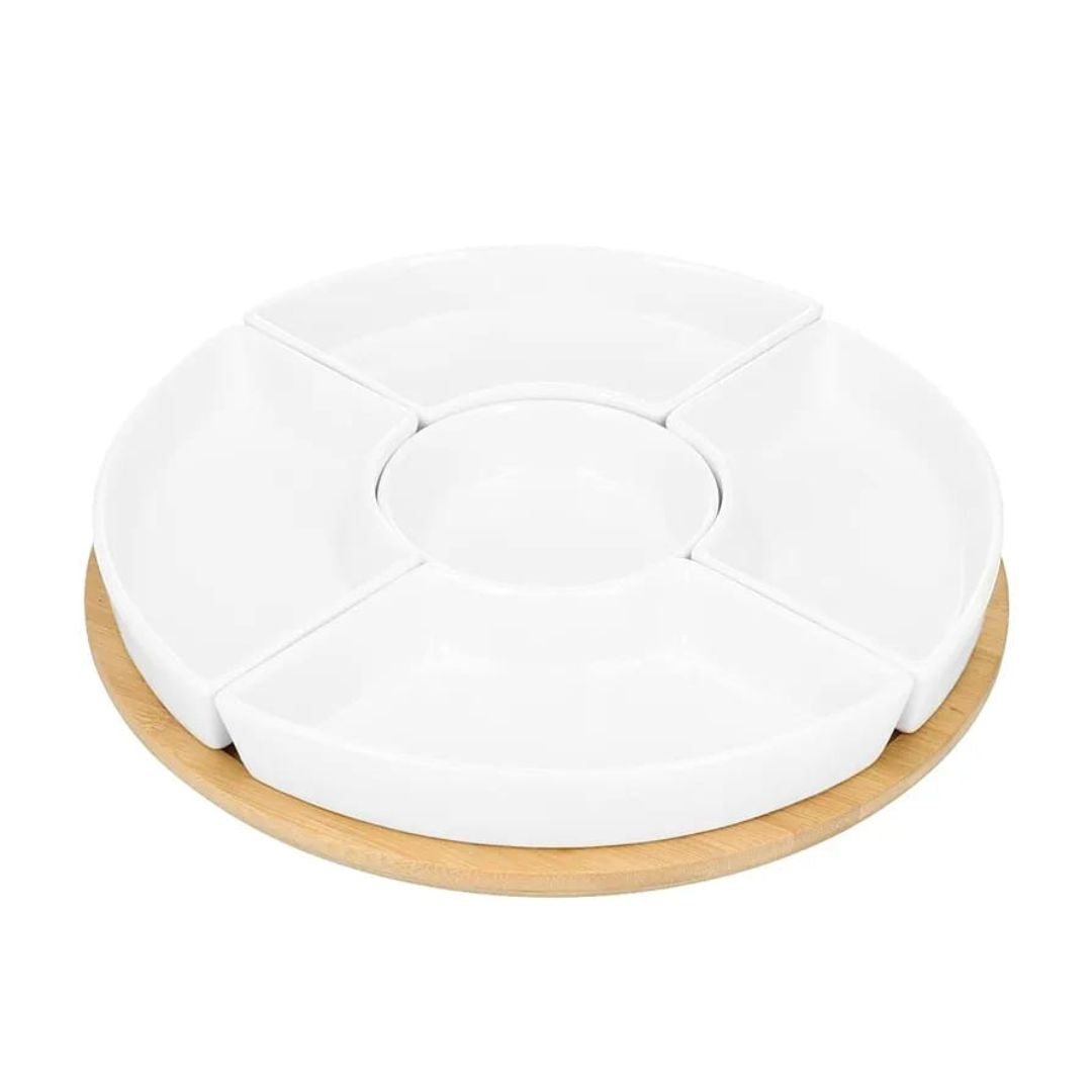 Danny Home Rotating Tray With Bowls
