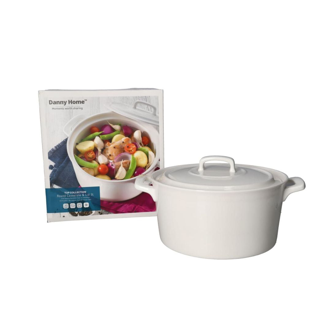 Danny Home Porcelain Pot With Lid