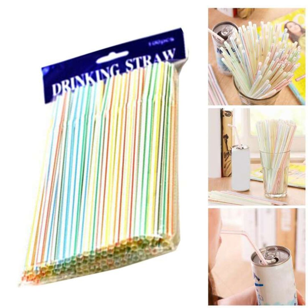 100pc Disposable Straws