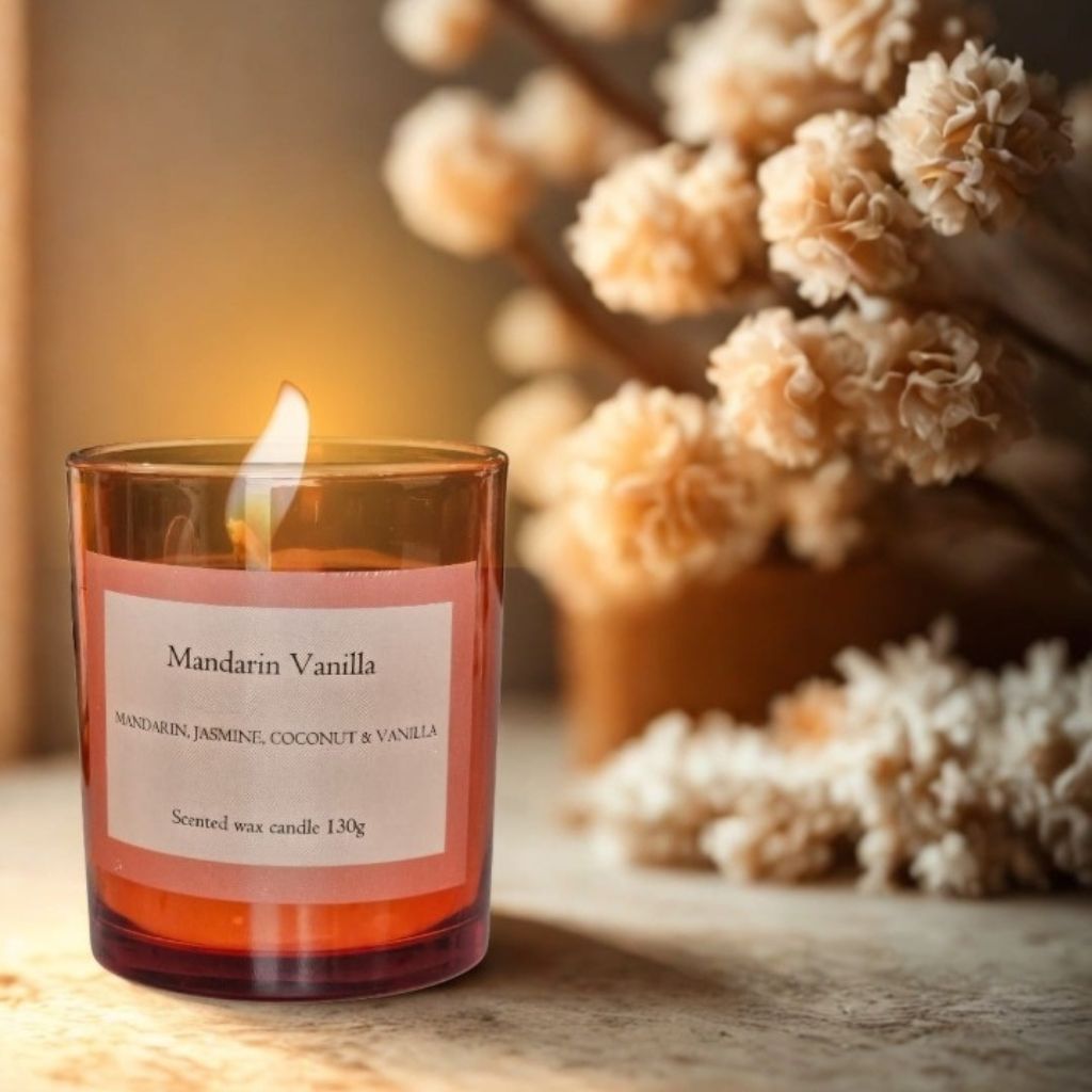 Scented Candles in Glass Jar 130g