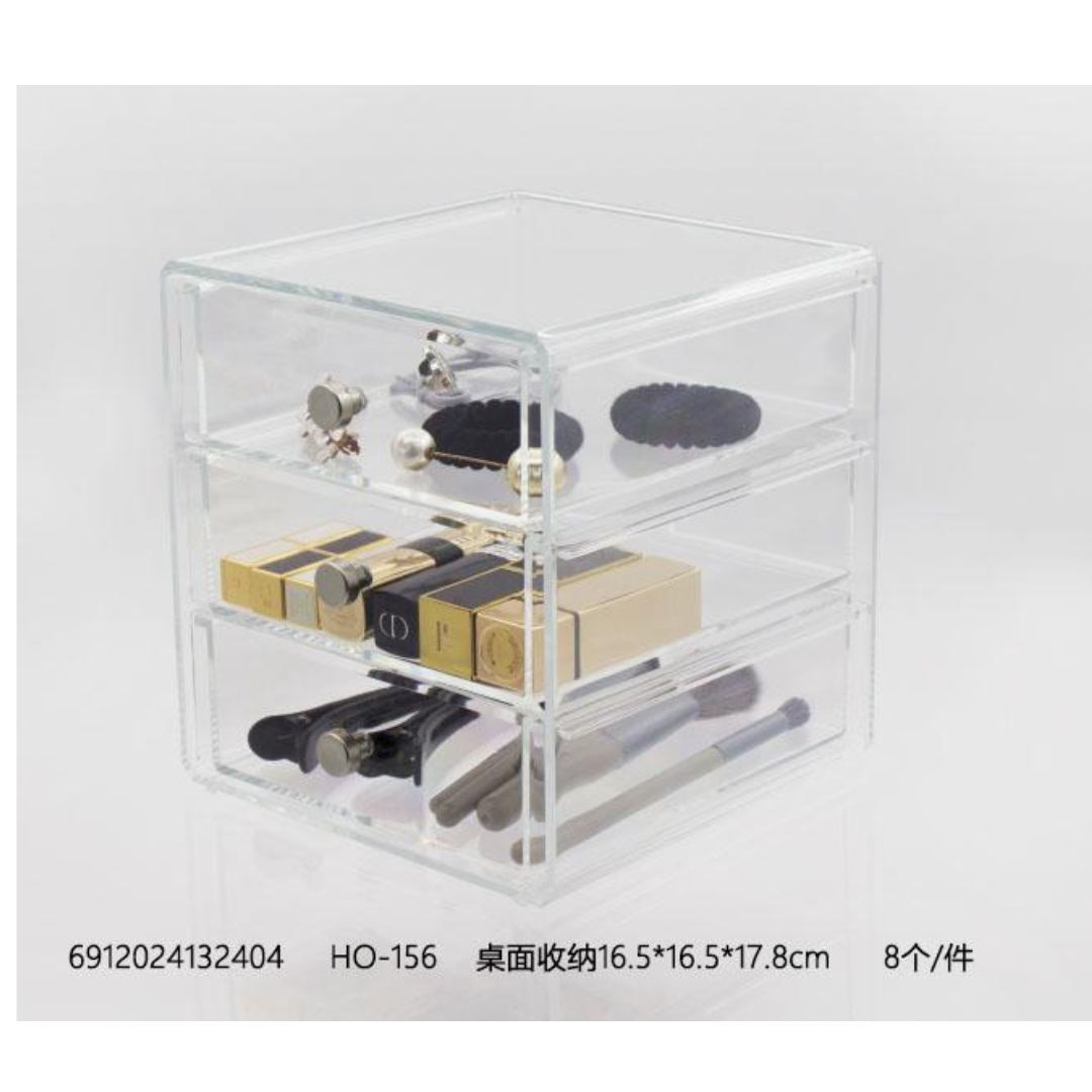 Danny Home 3 Tier Draw Acrylic Organizer
