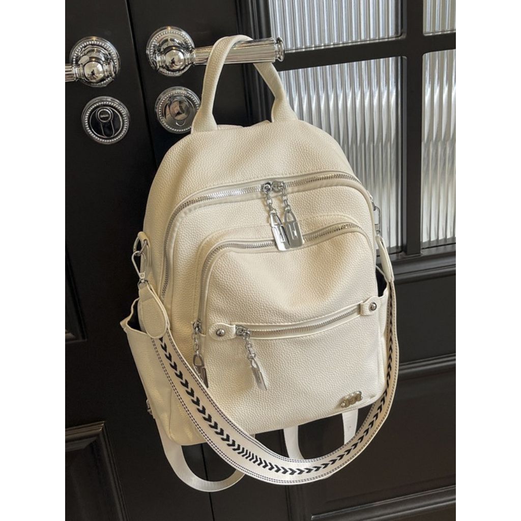 Women PU Leather Backpack