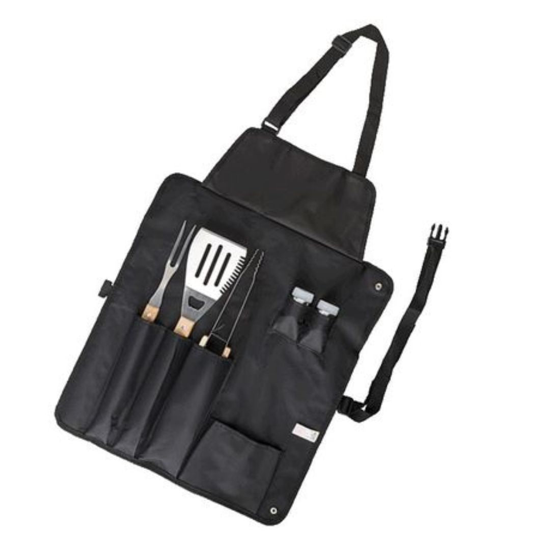 6pc Apron And Braai Set