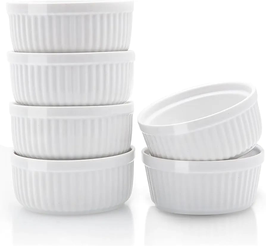 6pc Porcelain Ramekin 6.5x2.5cm