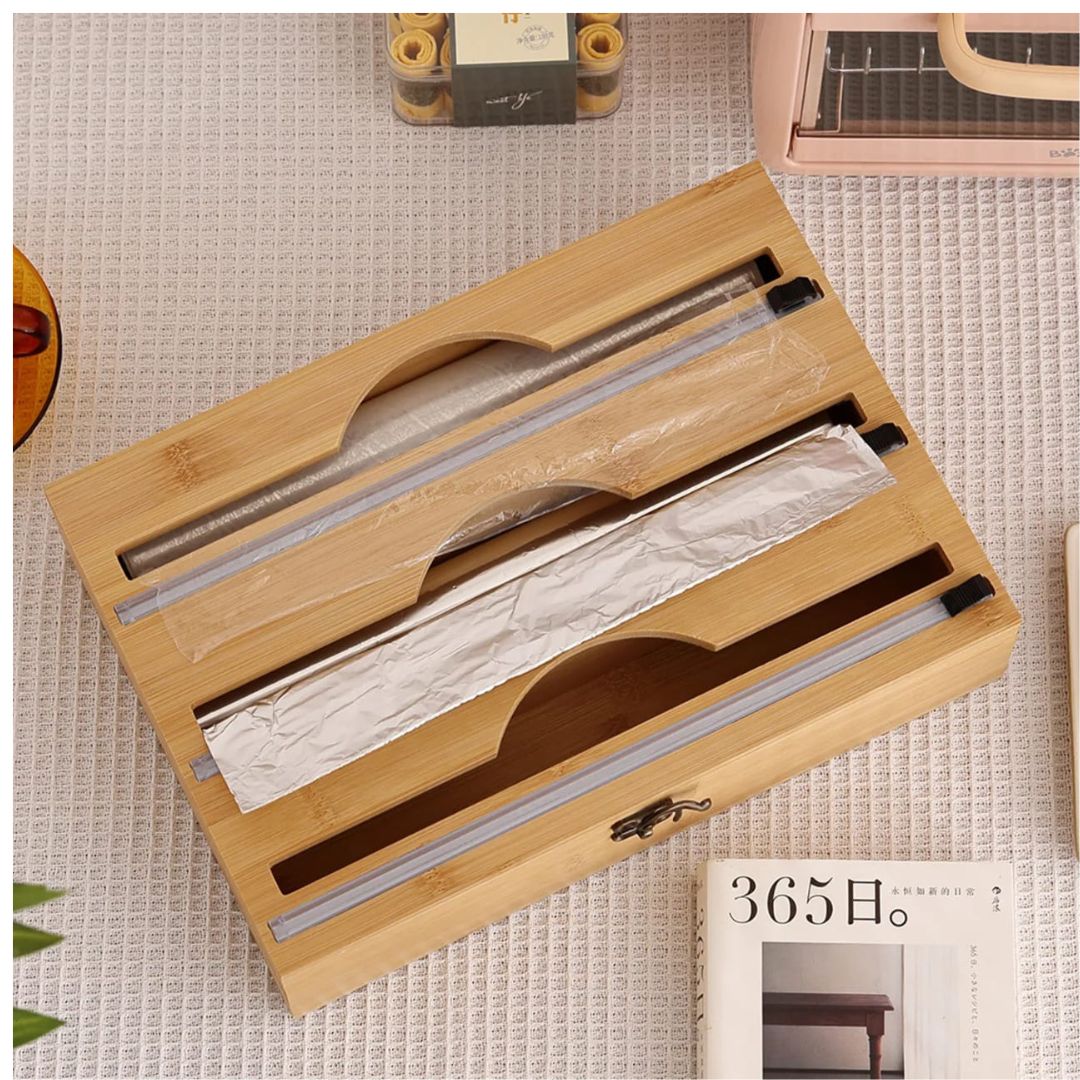 Bamboo Kitchen Dispenser