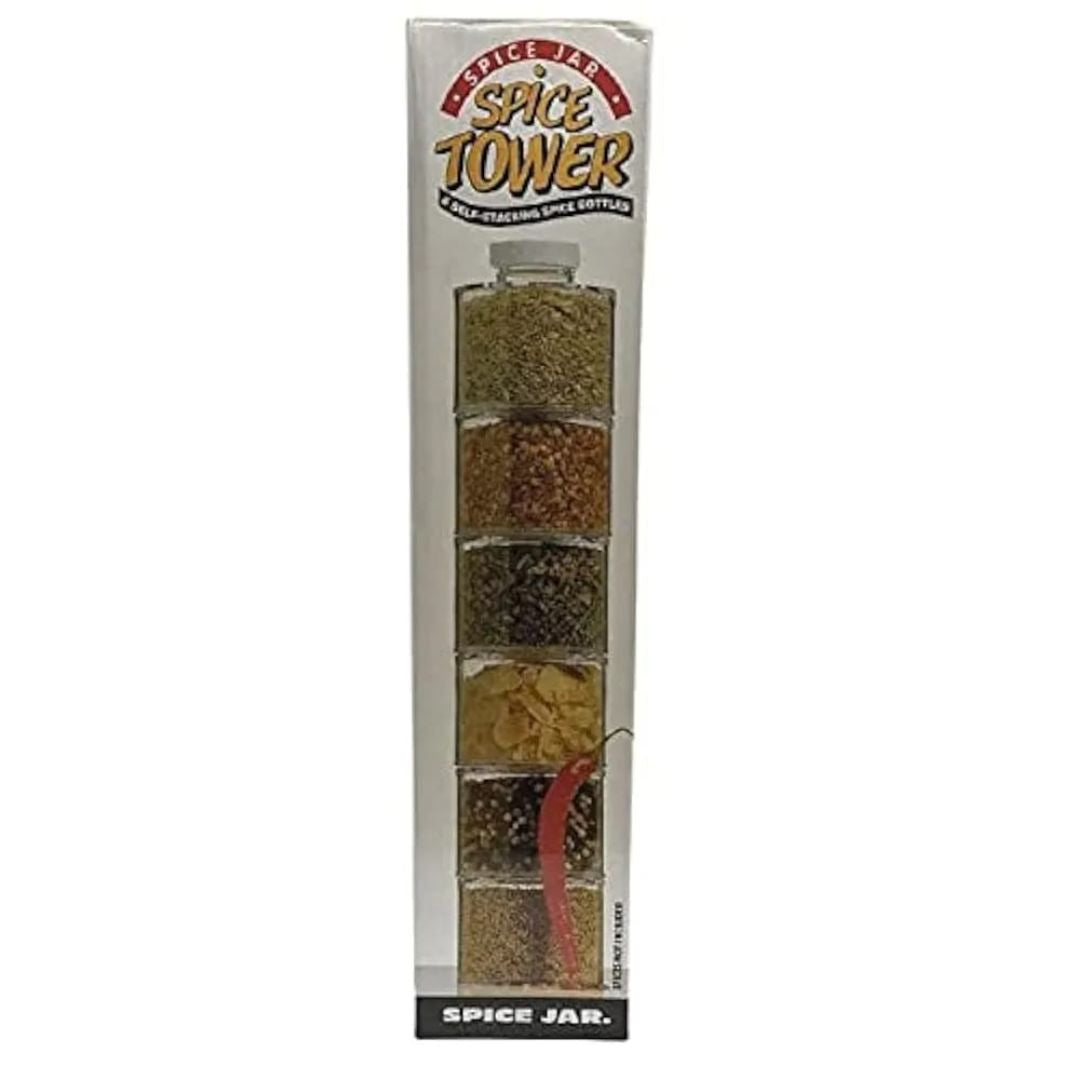 Acrylic 6pc Spice Tower