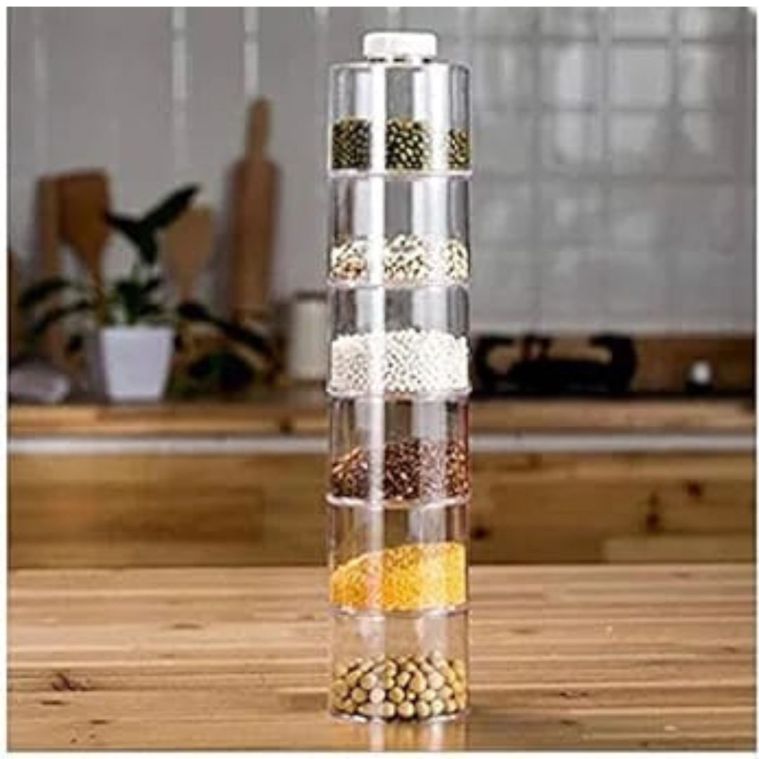 Acrylic 6pc Spice Tower