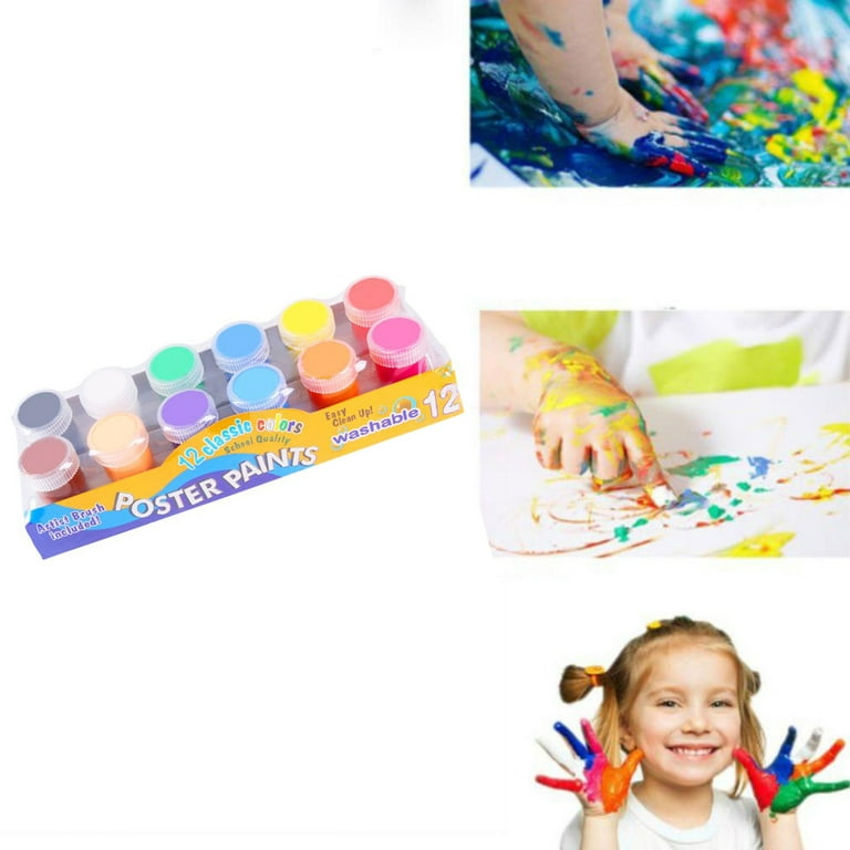12pc Washable Poster Paint