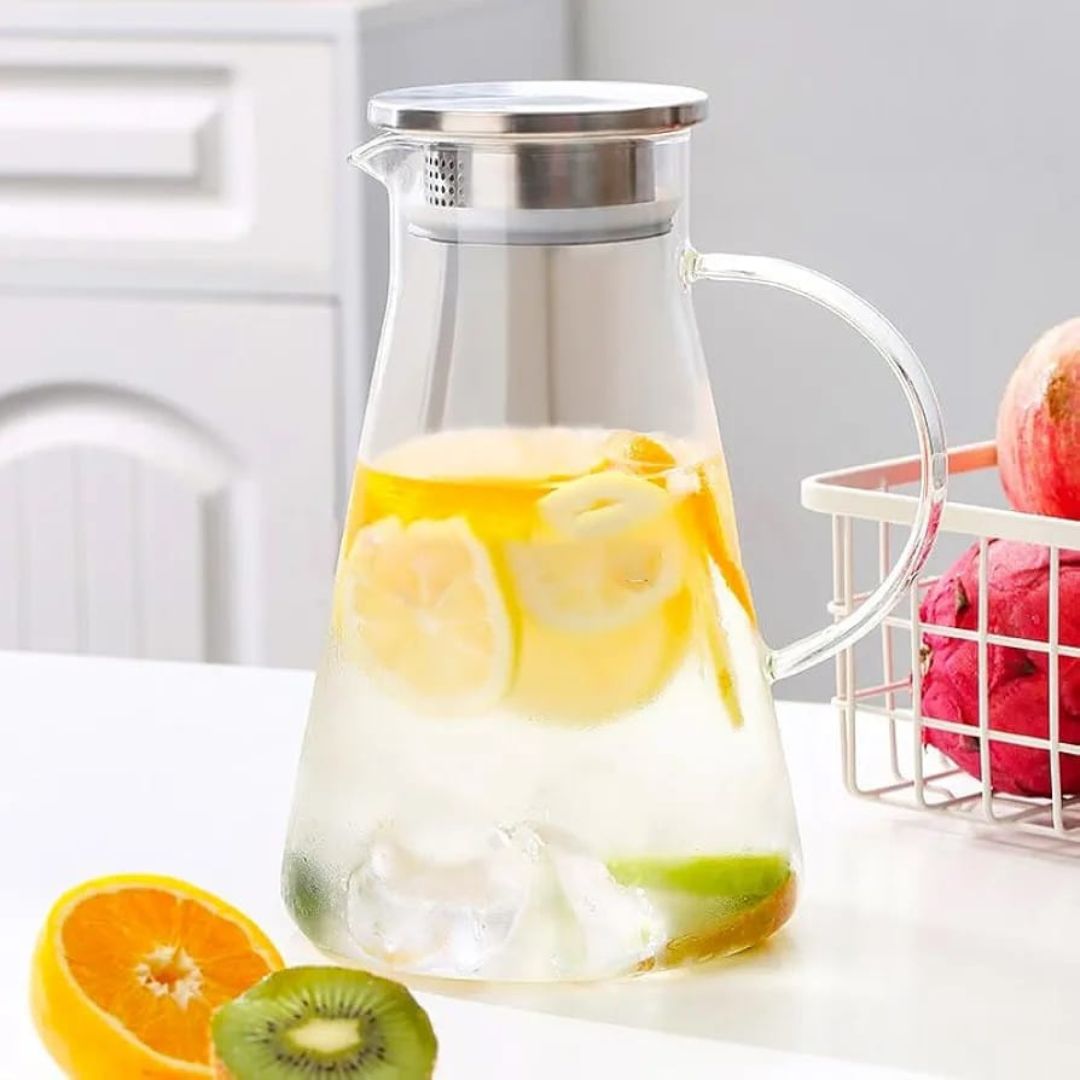 Cone Shaped Glass Teapot