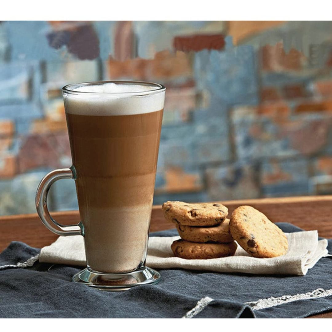 6pc Long Latte Cups 300ml